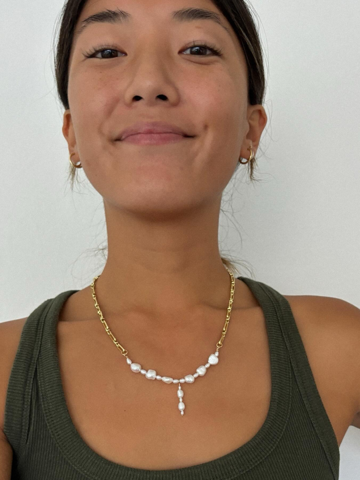 recycled gold necklace